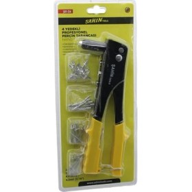 Resim MERİVİA Perçin Tabanca Makine Seti = 4 Boy Uç = 2.4- 3.2 - 4 - 4.8 + 4 Boy Kalınlık x 10PCS=40PCS Iğne (5405) 