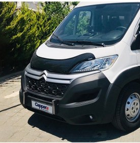 Resim Cappafe Citroen Jumper Ön Kaput Koruma Rüzgarlık 4Mm Abs 2014-› 