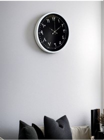 Resim 36 Cm Arapça Rakamlı Dekoratif Duvar Saati Açık 