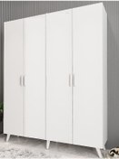 Resim Sedef Portmanto Vestiyer -Beyaz - 180 cm 