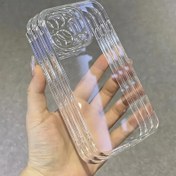 Resim 3'lü set, iPhone 16 15 14 13 12 11promax 14plus 15plus için uygun basit şeffaf cep telefonu kılıfları, erkekler ve kadınlar için şık koruyucu cep telefonu kılıfları 