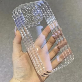 Resim 3'lü set, iPhone 16 15 14 13 12 11promax 14plus 15plus için uygun basit şeffaf cep telefonu kılıfları, erkekler ve kadınlar için şık koruyucu cep telefonu kılıfları 