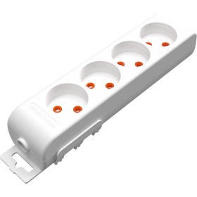 Resim Mutlusan Rı-Tech Dörtlü Top.Lı Grup Priz(Ç.K.)(Klemensli) 