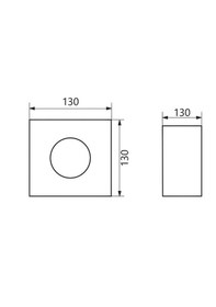 Resim Soho Kare Peçetelik Ek62129c Krom 