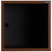 Resim Adoremobilya Dekoratif Kare Duvar Rafı - Ispanyol Ceviz 