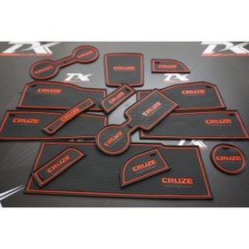 Resim Cruise Dk Tuning Chevrolet 2015 - 2016 Araç Içi Silikon Kaymaz Ped Kaplama Seti 
