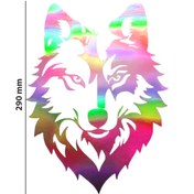 Resim meristeed Kurt Renk Değiştiren Hologram Sticker – Araba, Kask, Cam vb. Yüzeyler İçin 