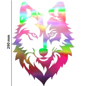 Resim meristeed Kurt Renk Değiştiren Hologram Sticker – Araba, Kask, Cam vb. Yüzeyler İçin 