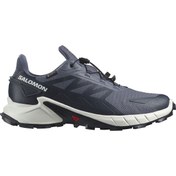 Resim Salomon Supercross 4 Gore-tex Erkek Mavi Outdoor Koşu Ayakkabısı L47462300 