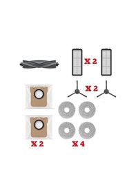 Resim Arçelik Uyumlu Imperium Robo 4.0 Rs 9551 Robot Süpürge Uyumlu Yedek Parça Seti 