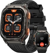 Resim Amaztim M3 60 Gün Pil Ömrü Paslanmaz Çelik Gövde Akıllı Saat Siyah 