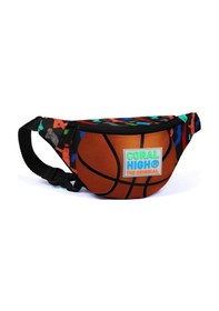 Resim Coral High Basketbol Baskılı Erkek Çocuk Bel Çantası Çok Renkli 