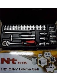 Resim Nt Tools 1/2 Lokma Takımı 6 Köşe 