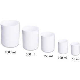 Resim Teflon Beher - Ptfe Laboratuvar Beheri - 500 Ml 