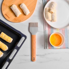 Resim Karaca x Refika Ahşap Saplı Silikon Fırça 24,6 cm 