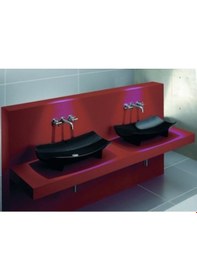 Resim Kale Zen Siyah Çanak Lavabo Smarthijyen 80 x 41CM 7112952920 