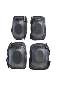 Resim Decathlon Btwin Çocuk Diz Dirsek Destek Seti 3/6 Yaş Siyah Standart Boy 