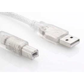 Resim S-link SL-U2015 Usb2.0 1.5m Şeffaf Yazıcı Kablosu 
