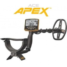 Resim Garrett Ace Apex Basic (8.5X11 Inch Dd Raider Başlık ve Ms-3 Kablosuz Kulaklık) Define, Altın, Metal Dedektörü 