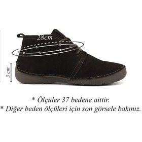 Resim Gönderir Gönderi R Kadın Kahve Süet Bağcıklı Hakiki Deri Comfort Bot Dkzb02842661 