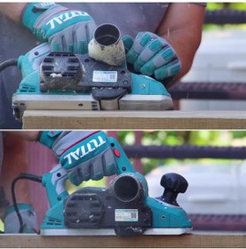 Resim Total Elektrikli 1050 W Planya Planer TL1108236 Derinlik Tahta Pahlama Ahşap Şekillendirici 