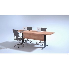 Resim Deniz Metal Ayaklı Toplantı Masası - 180x90x75 Cm 