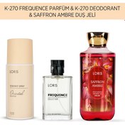 Resim K-270 Parfüm & K-270 Deodorant & Saffron Ambre Duş Jeli Oryantal 