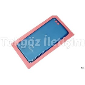 Resim Tkgz Mi Note 3 Arka Kapak Batarya Pil Kapağı. Cam Mavi 