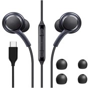 Resim NMN GROUP SONY XPERİA 1 İle Uyumlu Type-C Girişli Kablolu Siyah Renk Silikonlu Kulaklık 