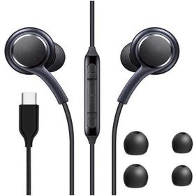 Resim NMN GROUP SONY XPERİA 1 İle Uyumlu Type-C Girişli Kablolu Siyah Renk Silikonlu Kulaklık 