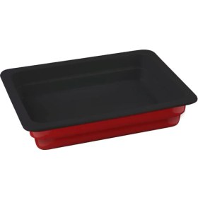 Resim Lava Döküm Gn 1/2 Gastronorm Küvet. Renk:kırmızı. Ölçü 26X33CM. 