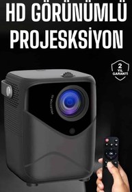Resim Genel Markalar Yüksek HD Görünümlü Taşınabilir Projeksiyon Cihazı 