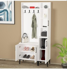 Resim Kalenderdekor1 Kalender Dekor Rose-1-2 Rs01 Portmanto Vestiyer Ayakkabılık 