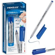 Resim Pensan Tükenmez Kalem Triball 1.0 MM Bilye Uç Turkuaz 12 Lİ 1003 