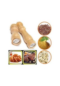 Resim Seramik Bıçaklı Ahşap Değirmen Baharat Değirmeni Küçük Boy 13.5 C 