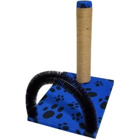 Resim Bio Sand Pati Desenli Kedi Kaşıma ve Tırmalama Tahtası Mavi 