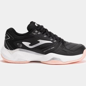 Resim Joma Master 1000 Lady TM10LW2501C Kadın Toprak Kort Tenis Ayakkabısı - Siyah 