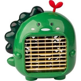 Resim Zsykd A9 Masaüstü Dinozor Fan USB Mini Büyük Rüzgar Fanı (Yeşil) (Yurt Dışından) 