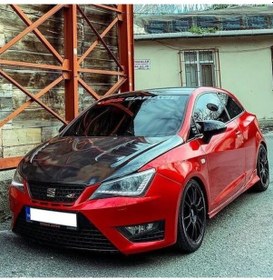 Resim Sts Oto Aksesuar Seat Ibiza Mk4 2009-2017 Batman Yarasa Ayna Kapağı Piano Black Abs Plastik (01) 