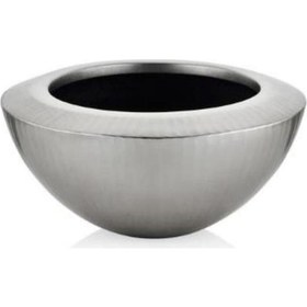 Resim Mia Gümüş Alcak Vazo 29,5 X 29,5 X13 Cm 