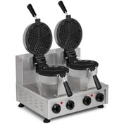 Resim OMAKE WFL12.E22 Zamanlayıcılı Kalp Çift Waffle Makinesi 
