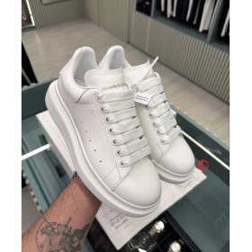 Resim Alexander Mcqueen Beyaz Deri Sneaker 
