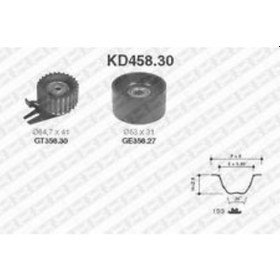 Resim SNR KD45830 Triger Eksantrik Gergi Seti 193X240 Doblo 01- -Brava Bravo 96-01 -Palio 00- Marea 96- 1.9Td 