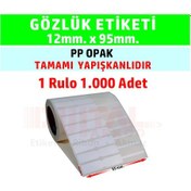 Resim Gözlük Etiketi Saat Takı Etiketi 12X95MM 1000 Adet 