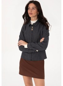 Resim U.s. Polo Assn. Kadın Lacivert Dokuma Mont 50316368-vr033 Lacıvert 
