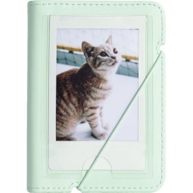 Resim Instax Mini 12 Yeşil Fotoğraf Makinesi-10'lu Film ve Mini Albüm Seti 