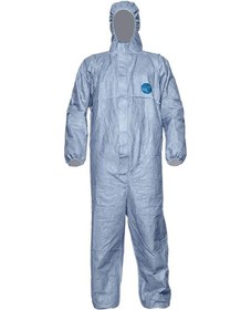 Resim Dupont Tyvek 500 Xpert Mavi Başlıklı Kimyasal Koruyucu Tulum Xl 