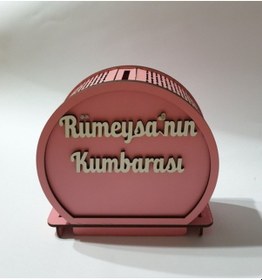 Resim Yuvarlak,Matara Şeklinde Kumbara 