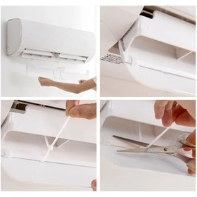 Resim Monozone Kaset Tipi Rüzgar Deflektörü Klima İçin Mini Hava Yönlendirici Klima Hava Perdesi 