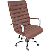 Resim Bubu Home Mayami Nikelaj Kollu Deri Müdür Koltuğu 